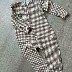 Quincy Mae Gingham jumpsuit